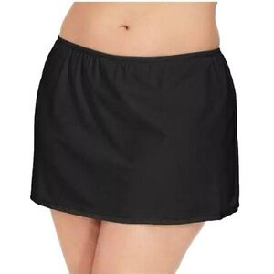 Island Escapes Black Swim Coverup Skirt